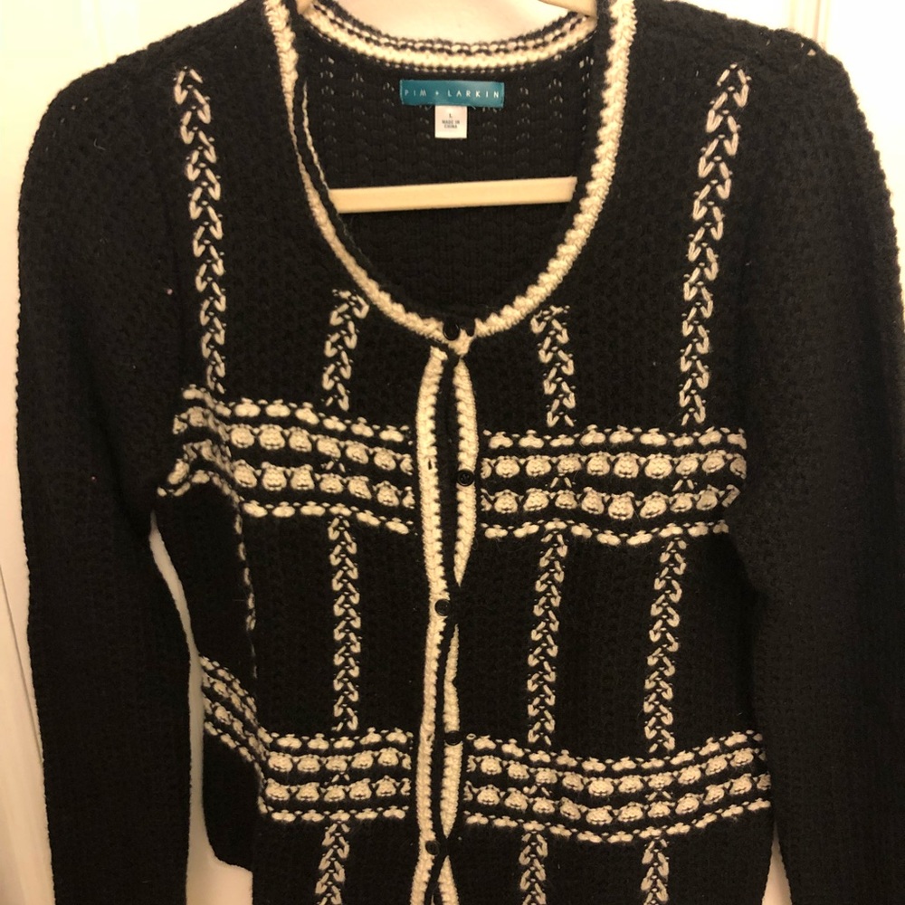Pim + Larkin Knit Sweater, Size L